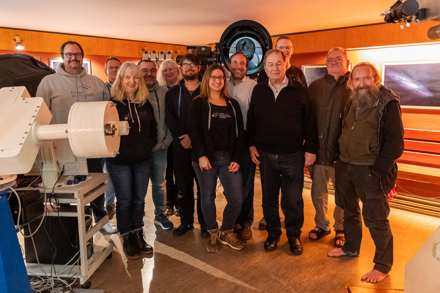 Das Astroteam der Sternwarte Hof